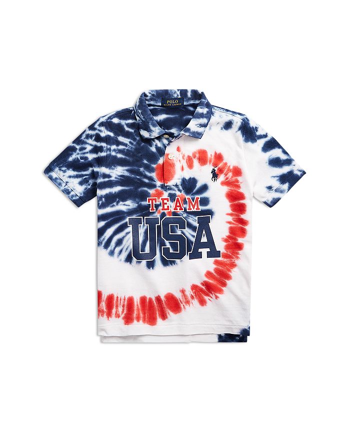 Ralph Lauren Polo Ralph Lauren Boys Team USA Tie Dye Polo Shirt