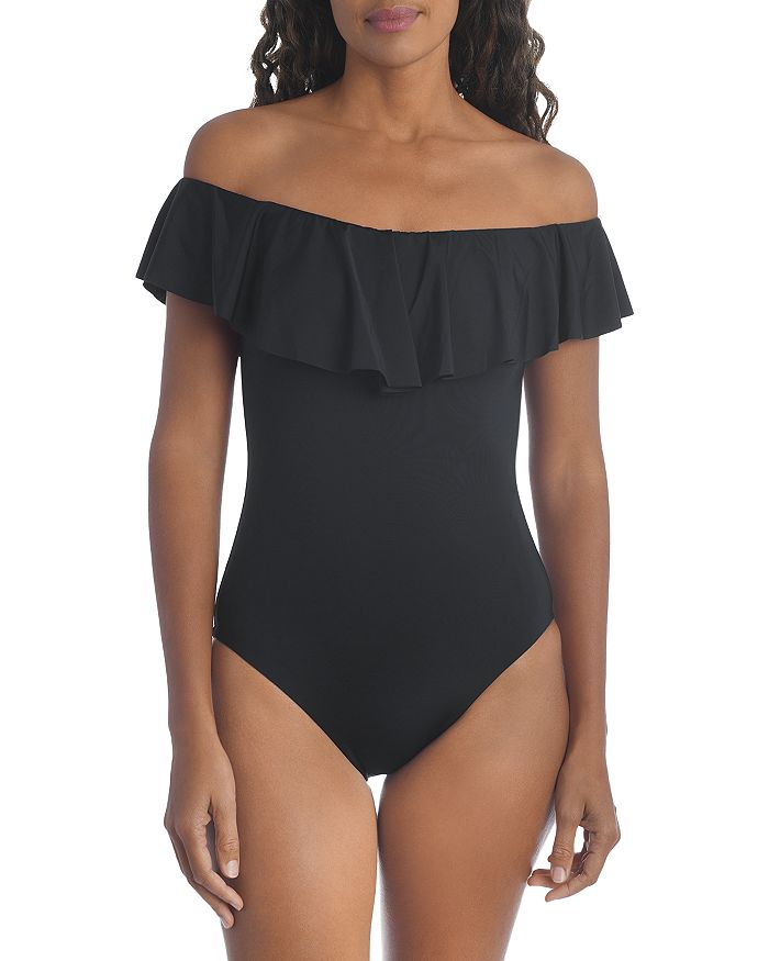 Trina turk off the shoulder one piece shop