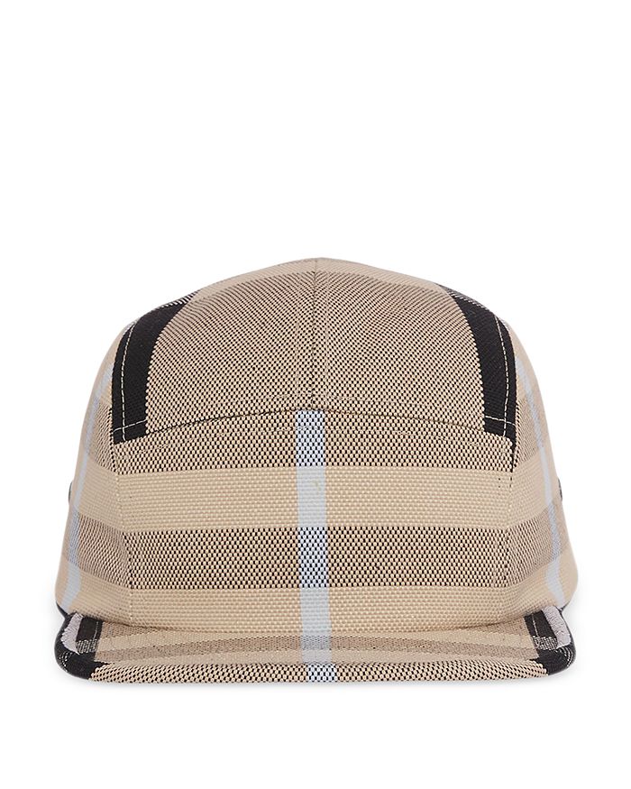 Burberry Check Cotton Canvas Jacquard Cap | Bloomingdale's