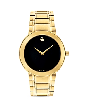 Movado Stiri Watch, 40mm In Black/gold
