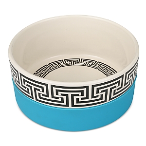 Jonathan Adler : Now House For Pets Duo Dog Bowl, Large In Greek