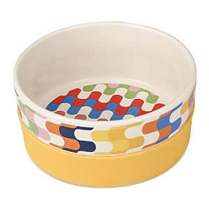 Jonathan Adler : Now House For Pets Duo Dog Bowl, Large In Bargello