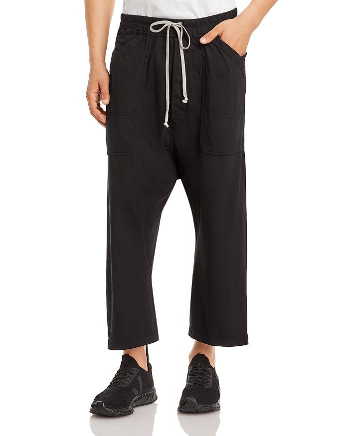 DRKSHDW Rick Owens Drawstring Cropped Cargo Pants | Bloomingdale's