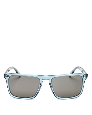 Oliver Peoples Oliver People's Square Sunglasses, 54mm In Blue/gray