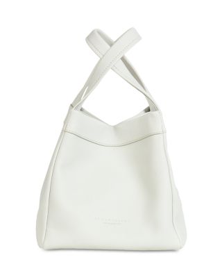 white bag leather