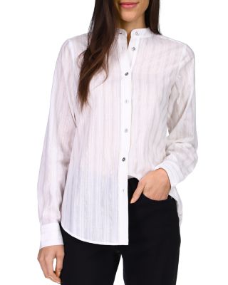 Michael Kors Stripe Half Zip Polo T Shirt Navy  Mainline Menswear Denmark