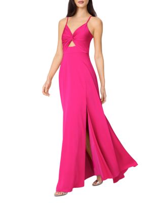 aidan by aidan mattox metallic knit mermaid dress