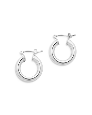 Sterling Forever Chunky Hoop Earrings