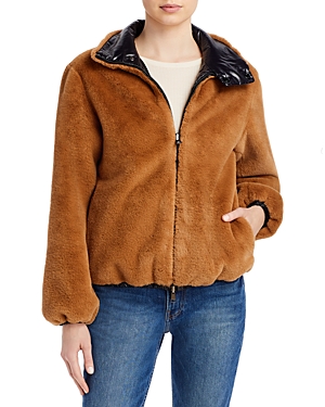 Moncler adoxe reversible fleece & nylon jacket Clearance