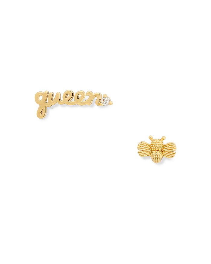 kate spade new york Mismatched Queen Bee Stud Earrings