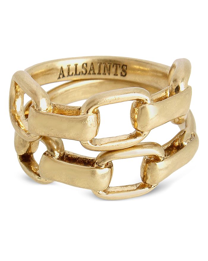 ALLSAINTS Link Stack Ring Set | Bloomingdale's