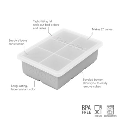 King Cube Ice Tray with Lid