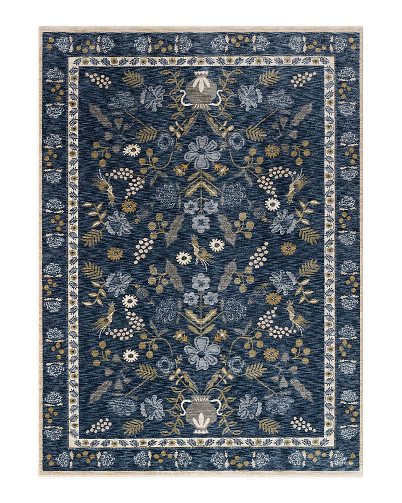 Rifle Paper Co . Kismet Kis-03 Area Rug, 2' X 3'4 In Navy