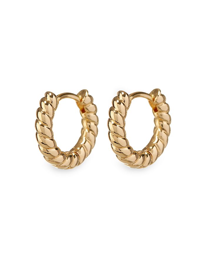 Luv Aj Mini Rope Huggie Hoop Earrings | Bloomingdale's