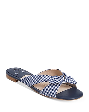 Jack Rogers Women's Tilly Tied Crossover Fabric Slide Sandals