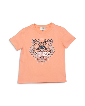 KENZO GIRLS' TIGER LOGO GRAPHIC TEE - BIG KID,K15079B