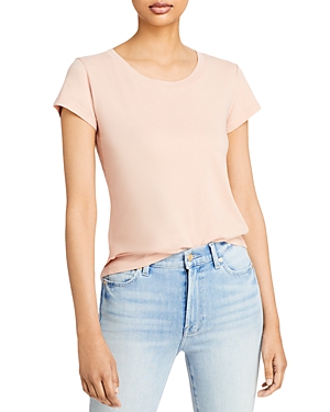 L Agence L'agence Cory Cotton Tee In Petal
