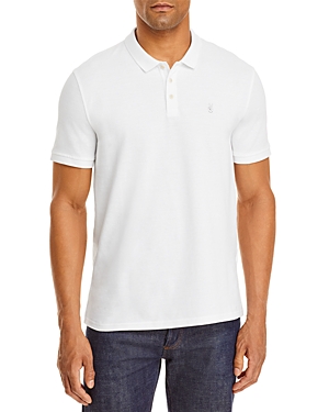 John Varvatos Logan Regular Fit Polo Shirt In White