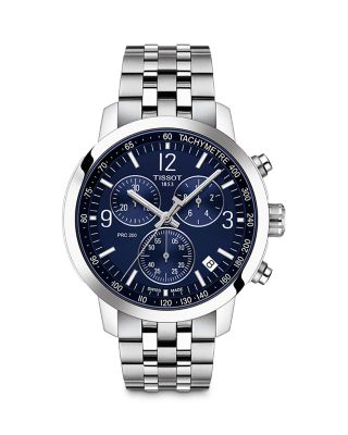 Tissot Prc 200 Chronograph Quartz Blue Dial Mens Watch T114.417.11