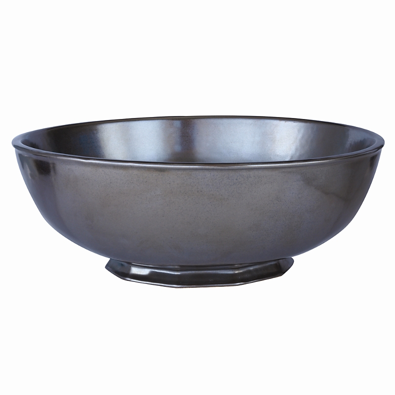 Juliska Pewter Stoneware 10" Serving Bowl In Pewter