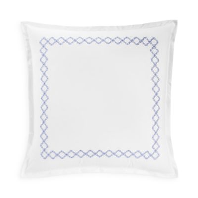 Sky - Embroidered Percale Euro Shams, Pair - Exclusive