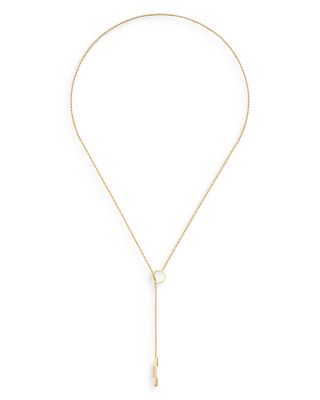 18K Yellow Gold Link To Love Lariat, 21.65"