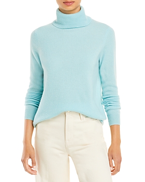 C By Bloomingdale's Cashmere Turtleneck Sweater - 100% Exclusive In Caribbean Blue