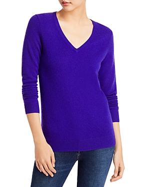 C By Bloomingdale's V-neck Cashmere Sweater - 100% Exclusive In Jam