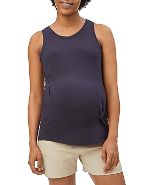 STOWAWAY COLLECTION MATERNITY PLEATED TANK,2050NAVY