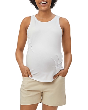 STOWAWAY COLLECTION MATERNITY PLEATED TANK,2050WHITE