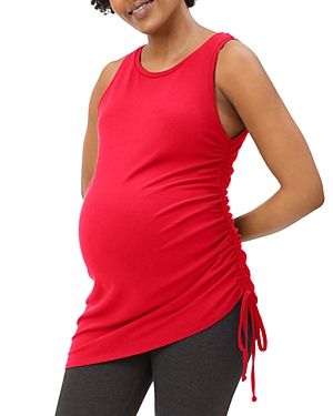 STOWAWAY COLLECTION MATERNITY DRAWSTRING TANK,2018RED