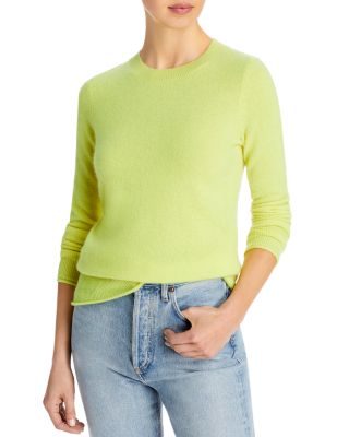 yellow cashmere sweater womens