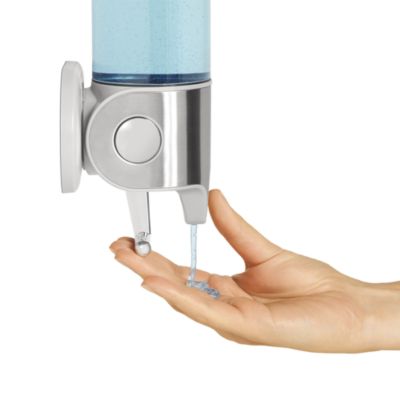 Double Wall Mount Pump Shower Soap Dispenser