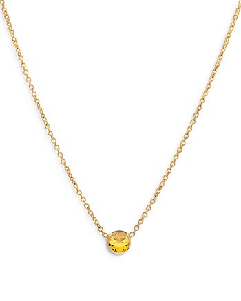 Zoe lev small store bezel diamond necklace
