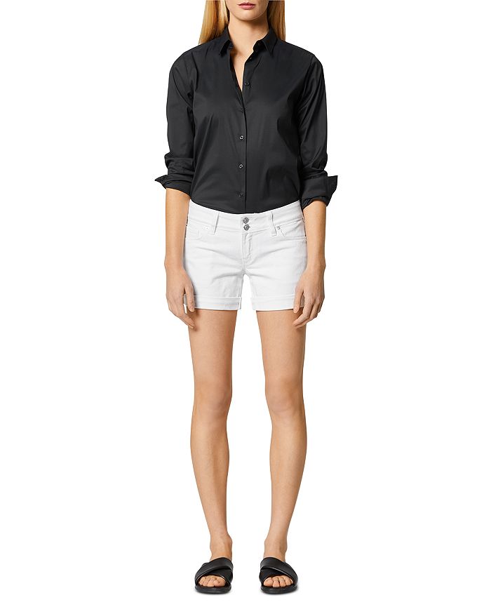 Hudson ruby store mid thigh shorts
