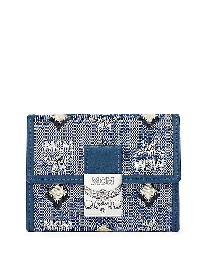 Mcm Monogram Knit Socks Cognac Cotton Polyamide