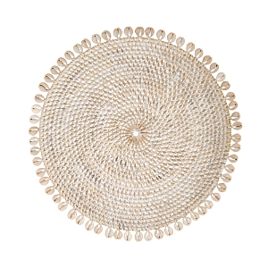 Mode Living Capiz Woven Placemats, Set Of 4 In Bone