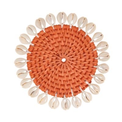 Mode Living Capiz Woven Coasters, Set of 4