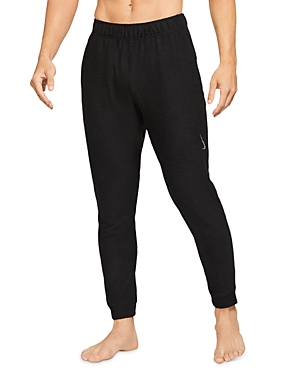 Nike Grey Yoga Dri-fit Lounge Pants In Black/gray