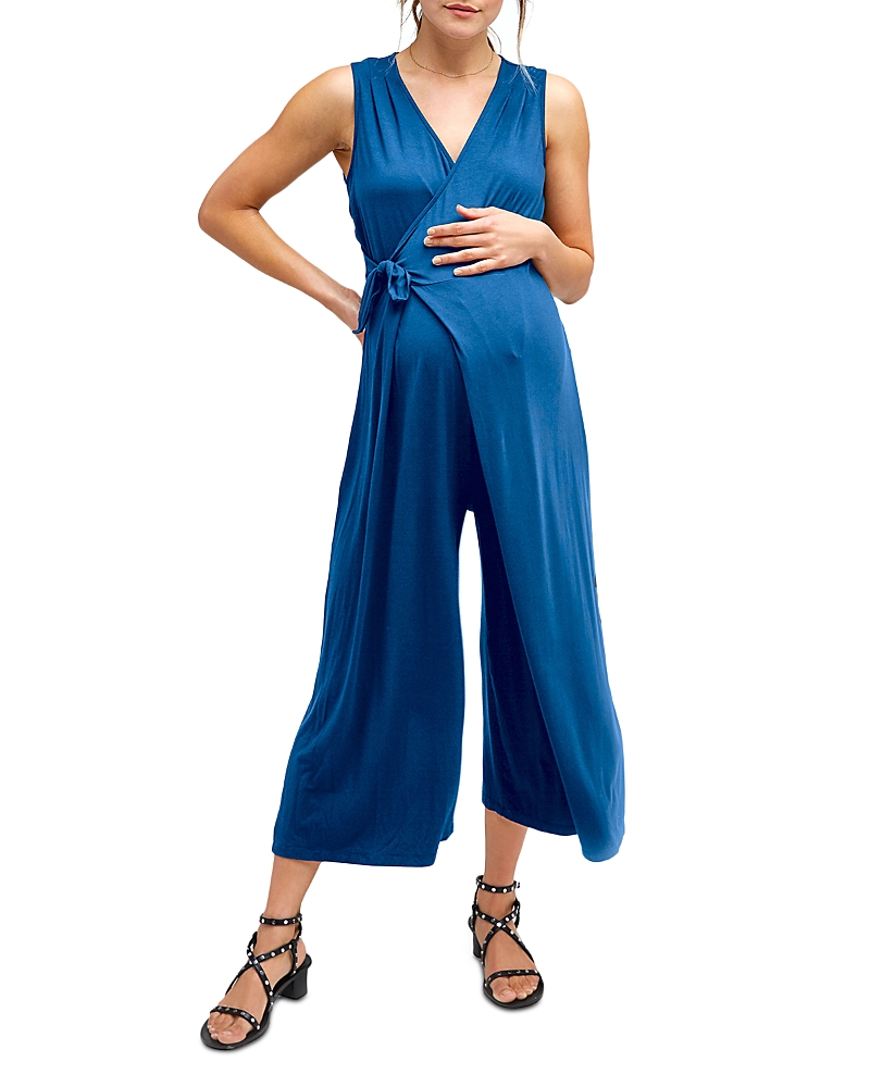 Nom Maternity Francesca Surplice Maternity Jumpsuit