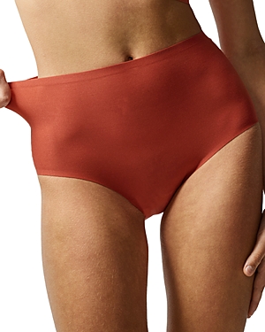Chantelle Soft Stretch One-size Seamless Briefs In Spice