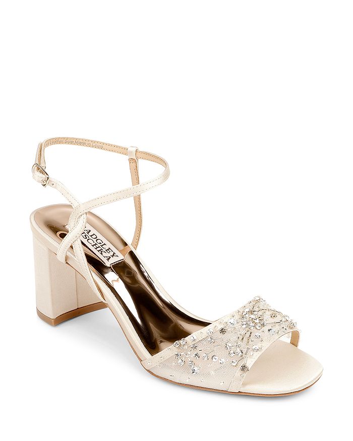 Badgley Mischka Women's Blaine Embellished Sandals | Bloomingdale's