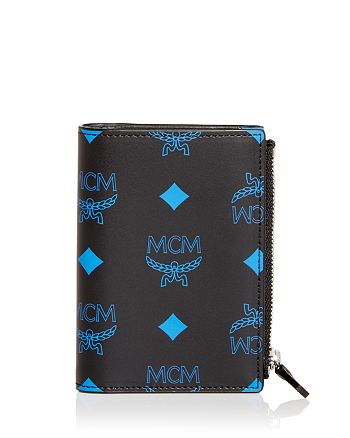 MCM Color Splash Logo Slim Leather Bifold Wallet | Bloomingdale's