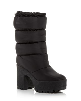 miu miu platform boots