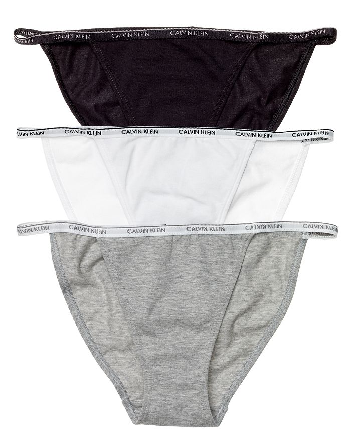 CK Calvin Klein Women's Thongs & G-Strings Panties Underwears Grey