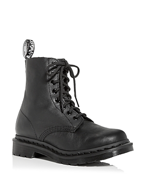 Dr. Martens' Women's 1460 Pascal Combat Boots In Black Smooth Leather