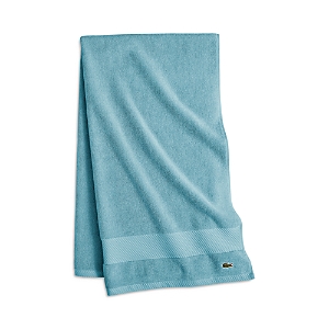 Shop Lacoste Heritage Antimicrobial Bath Sheet In Celestial