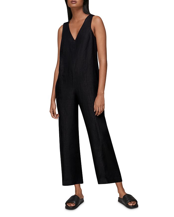 Whistles Linen Jumpsuit Bloomingdale's