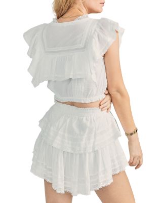Ruffled Mini Skirt 