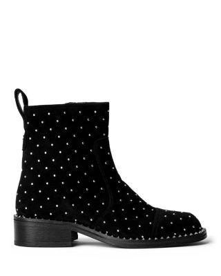 black studded boots